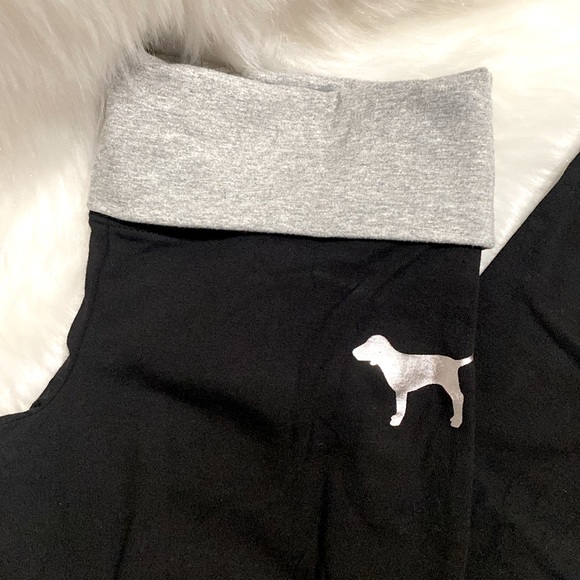 Victoria’s Secret Fold over Pant  Sequin “PINK” NWT Excellent Condition - Picture 4 of 8